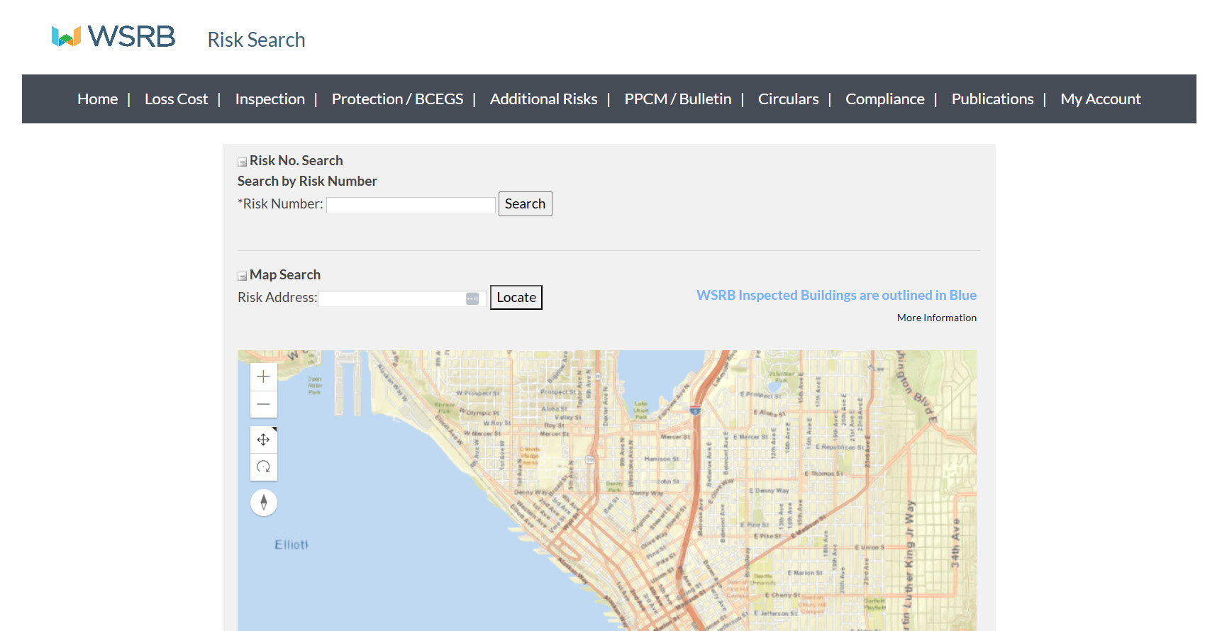 How do I find specifically rated properties using Risk Search?